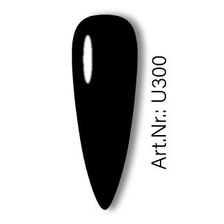 Unique Gel Polish Nr. 300 (schwarz) – 15ml